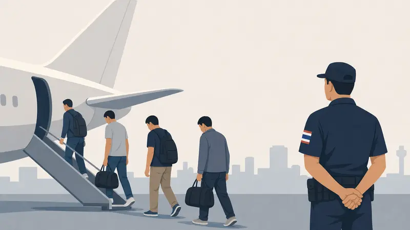 Pemerintah Laos Kembalikan 41 Warga Thailand Akibat Operasi Judi Ilegal